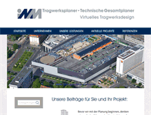 Tablet Screenshot of immgmbh.de